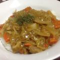 なめーこ's cooksnap of when they made 豚とキャベツの和風カレー丼.