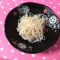 ahappyrie's cooksnap of when they made しらたきde パスタ？ しらたき明太子　.