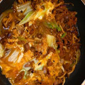 にんたらぶ's cooksnap of when they made 牛肉と野菜の簡単玉子とじ.