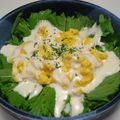 細雪里's cooksnap of when they made 水菜とたまごのサラダ.