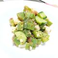 ちんたらりあす's cooksnap of when they made 長芋とオクラの梅和え　カツオ風味.