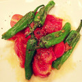 のんsummer's cooksnap of when they made 簡単！トマトとしし唐のイタリアン風炒め.