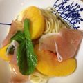 cochidori's cooksnap of when they made 桃と生ハムの冷製パスタ.
