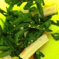 むむに's cooksnap of when they made にらと竹輪のごまあえ.