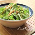 矢切のねぎちゃん's cooksnap of when they made 水菜のサラダ.