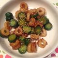 手作りマシェリ's cooksnap of when they made キュウリと竹輪の甘辛炒め.