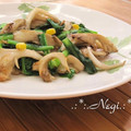 矢切のねぎちゃん's cooksnap of when they made 小松菜とまいたけの野菜炒め.