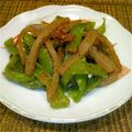 まり７３４１'s cooksnap of when they made 万願寺甘唐とこんにゃくのたいたん.