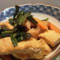 kopimama's cooksnap of when they made ◆糖尿病◆ニラと油揚げの味ポンあえ.
