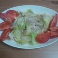 チゴガ二's cooksnap of when they made 簡単♥ ごま油香る梅しらすのレタスサラダ.