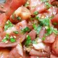 hime犬's cooksnap of when they made 赤いトマト＆緑のバジル　サラダ.