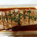 カおﾘん's cooksnap of when they made マグロステーキ＊しそバターしょうゆソース.