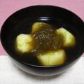 ぽっぷにゃー's cooksnap of when they made ✿びっくり！きゅうりのお吸い物✿.
