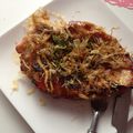 ri_na_'s cooksnap of when they made トースターで1５分♪鶏胸肉のお好み焼き風.