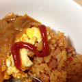 sachi888's cooksnap of when they made 残り物でウマ!!ソース　ハヤシオムライス.