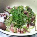 @ちんまりさん's cooksnap of when they made 美味美味★タコさんのニンニクしそ和え.