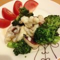 ももぶぅぅぅ's cooksnap of when they made イカとブロッコリーのレモン炒め.