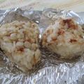 miyuki12's cooksnap of when they made 大麦（押麦）ごはんの焼きおにぎり.
