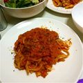ﾎﾞﾝﾎﾞﾔｰｼﾞｭ's cooksnap of when they made 鮭とモッツァレラのトマトクリームパスタ♡.