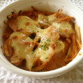 まいたろう。's cooksnap of when they made おさかなソーセージとキムチのチーズ焼き.