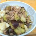 ちーまぐ's cooksnap of when they made 茄子とカブと豚ひき肉のピリ辛炒め.