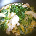 エドリバー's cooksnap of when they made これだけで美味しい♪小松菜と豆腐の卵とじ.