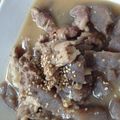 だいず村's cooksnap of when they made 豚肉とこんにゃくの味噌煮込み.
