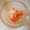 violets's cooksnap of when they made サラダ大好き！　トマトのしらす和え☆.