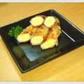 pｉchan's cooksnap of when they made 竹輪のポテサラ射込みパン粉焼き✿柚子胡椒.