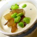 PEONYTREE's cooksnap of when they made 夏には　豆腐のビシソワーズ　冷製スープ　.