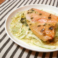 narimimama's cooksnap of when they made 簡単！鮭の味噌マヨ焼き♪.