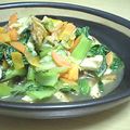 yuqino's cooksnap of when they made チンゲン菜の中華風残り物炒め.