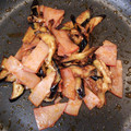 カンレンママ's cooksnap of when they made パパっと簡単なすとハムの炒め物.