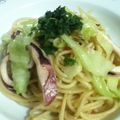 ☆こまっと☆'s cooksnap of when they made いかと春キャベツのガーリックパスタ♪.