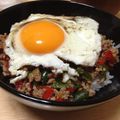 55nok_22's cooksnap of when they made 鶏肉の和風ガパオご飯.