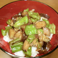 Andy♪'s cooksnap of when they made ナスとピーマンの味噌炒め丼.