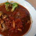 パピ☆ヨン's cooksnap of when they made トマト缶で煮込みハンバーグ～♪♪.