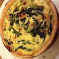 megmable's cooksnap of when they made ほうれん草とキノコのキッシュ.