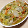 らむ（・×・）'s cooksnap of when they made 白菜と人参のコンソメバター煮.