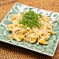ちべターリー's cooksnap of when they made 5分で完成！　えのきと卵の青じそ風味炒め.