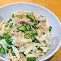 ちーまぐ's cooksnap of when they made オクラと長芋とササミの梅サラダ.
