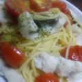 まぁ坊飯店's cooksnap of when they made 鱧とミニトマトのスパゲッティ.