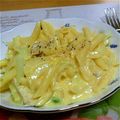 stella622's cooksnap of when they made 蒸鶏とアスパラのレモンクリームパスタ♡*.