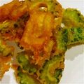 kuragenoie's cooksnap of when they made ゴーヤ☆ワタも一緒にフリッター.