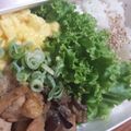 kana8chi's cooksnap of when they made 舞茸・なす・チキンの☆生姜焼き丼.