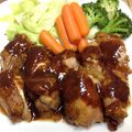 マカロニ公爵's cooksnap of when they made 鶏モモ肉の赤味噌焼き・赤ワイン風味.