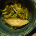 大王イカ's cooksnap of when they made 夏を乗り越えろ！ゴーヤと茗荷の酢漬け.