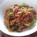 ∞くぅ∞'s cooksnap of when they made ピーマンそぼろの♡やみつきてりてりうどん.