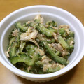 Andy♪'s cooksnap of when they made 簡単　サバ缶（水煮）とゴーヤあえ.