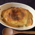 ま～りぃ's cooksnap of when they made ♡長イモと長ネギのサケ味噌グラタン♡　.